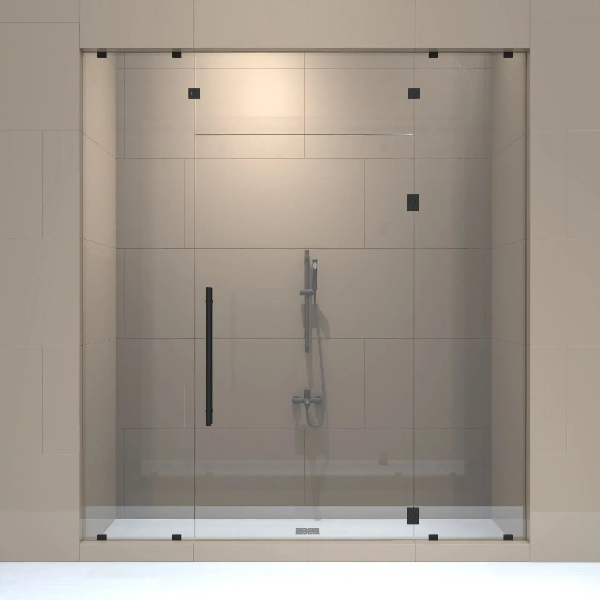 Left_handle_door_and_panel_shower_with_transom-min